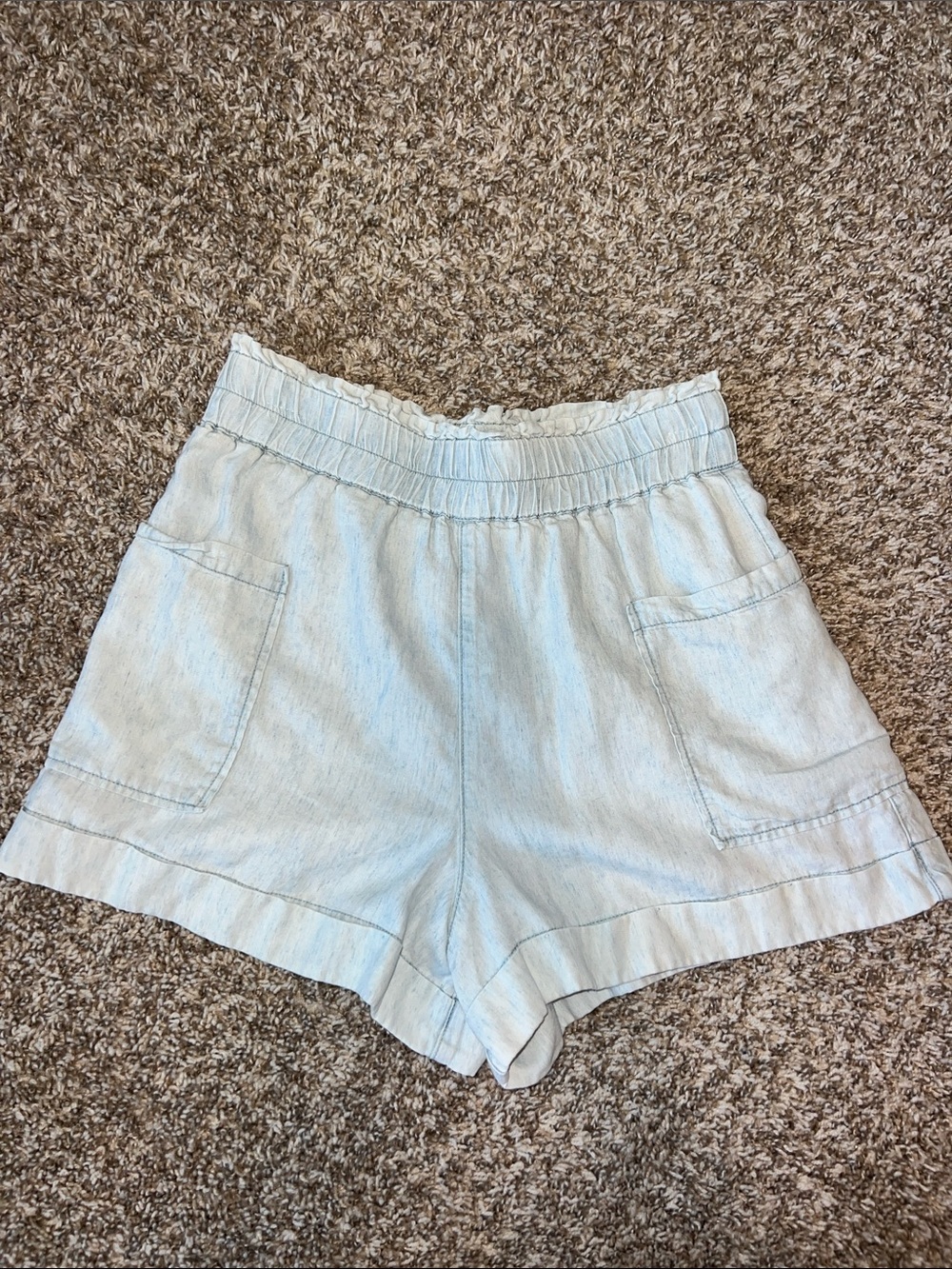 Show Me Your MuMu Disilvio Shorts Sz XS Light Chambray